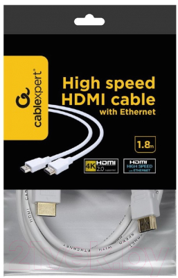 Кабель Cablexpert CC-HDMI4-W-6