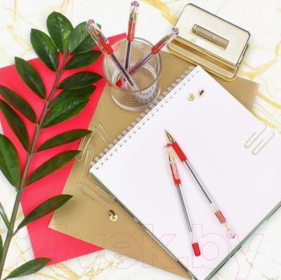 Изображение товара Ручка шариковая MunHwa Mc Gold (красный)