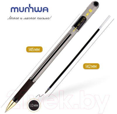 Изображение товара Ручка шариковая MunHwa Mc Gold (черный)