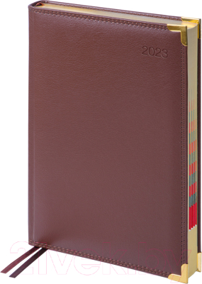 Delucci Датированный А4-(B5) / DD3_90402 (184л, коричневый) Ежедневник ...