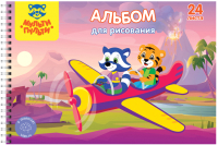 

Альбом для рисования Мульти-пульти, Приключения Енота / А24сп_37223