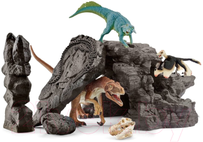 Набор фигурок коллекционных Schleich Пещера динозавров / 41461