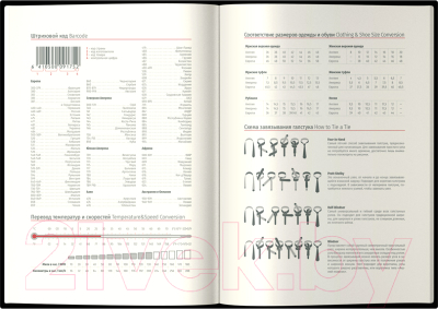 Изображение товара Ежедневник Delucci Датированный А6 / DD3_89601 (184л, черный)