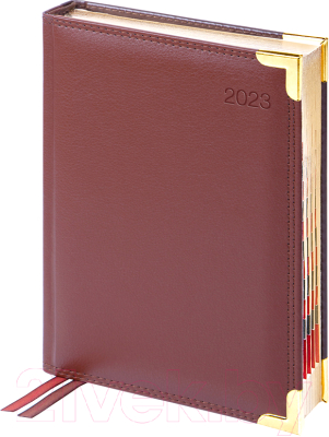 Изображение товара Ежедневник Delucci Датированный А6 / DD3_90602 (184л, коричневый)