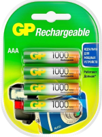 

Комплект аккумуляторов GP Batteries, 100AAAHC-2DECRC4 ААА