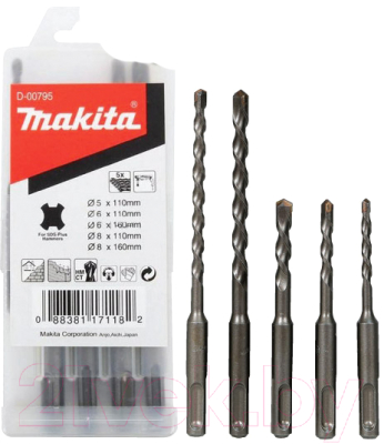 

Набор буров Makita, D-00795