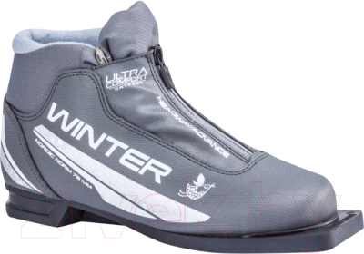 Ботинки для беговых лыж TREK Winter Comfort 4 (металлик/серебристый, р-р 33)