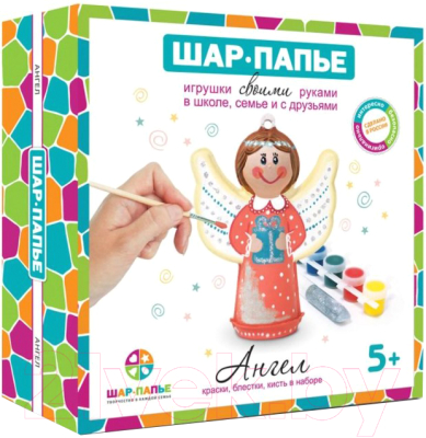

Набор для творчества Шар-папье, Ангел с блестками / B00016T