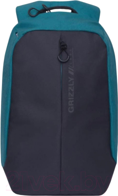 Рюкзак Grizzly RQ-920-1 (черный/бирюзовый)