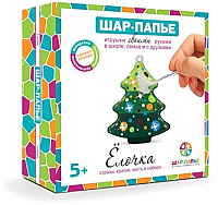 

Набор для творчества Шар-папье, Елочка со стразами / B02533
