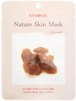

Маска для лица тканевая FoodaHolic, Nature Skin с экстрактом красного женьшеня