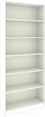Стеллаж Кортекс-мебель Бинго 80x202 (белый)