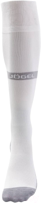 Гетры футбольные Jogel Camp Advanced Socks / JC1GA0323.00 (р-р 28-31, белый/серый)