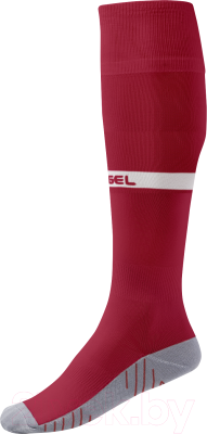 Гетры футбольные Jogel Camp Advanced Socks / JC1GA0328.83 (р-р 39-42, гранатовый/белый)
