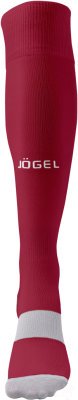 Гетры футбольные Jogel Camp Basic Socks / JC1GA0122.83 (гранатовый/серый/белый, р-р 28-31)