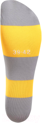 Гетры футбольные Jogel Camp Basic Socks / JC1GA0128.61 (желтый/серый/белый, р-р 28-31)