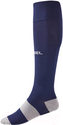 Гетры футбольные Jogel Camp Basic Socks / JC1GA0130.Z4 (темно-синий/серый/белый, р-р 32-34)