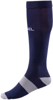 Гетры футбольные Jogel Camp Basic Socks / JC1GA0130.Z4 (р-р 43-45, темно-синий/серый/белый) - 