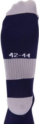 Гетры футбольные Jogel Camp Basic Socks / JC1GA0130.Z4 (р-р 43-45, темно-синий/серый/белый)
