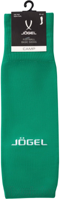 Гетры футбольные Jogel Camp Basic Socks / JC1GA0132.72 (зеленый/серый/белый, р-р 28-31)