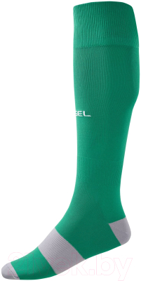 Гетры футбольные Jogel Camp Basic Socks / JC1GA0132.72 (зеленый/серый/белый, р-р 32-34)