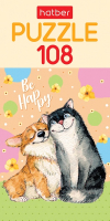 

Пазл Hatber, Из жизни корги / 108ПЗ4_23717