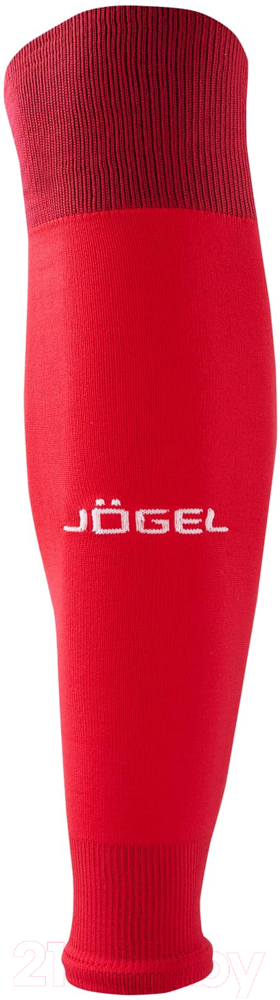 Гетры футбольные Jogel Camp Basic Sleeve Socks / JC1GA0223.R2 (р-р 32-34, красный/белый) — фото 2