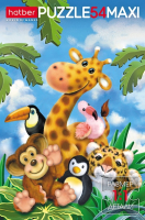 

Пазл Hatber, Maxi Веселые джунгли / 54ПЗ3_10639