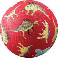 Мяч детский Crocodile Creek Динозавры / 2167-4 (красный) - 