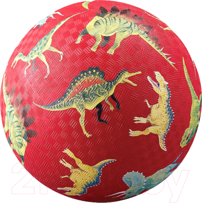 Мяч детский Crocodile Creek Динозавры / 2167-4 (красный)