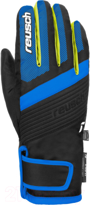 Перчатки лыжные Reusch Duke R-Tex Xt Junior / 6261212-7002 (р-р 4, Black/Blue/Yellow)