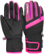 Перчатки лыжные Reusch Duke R-Tex Xt Junior / 6261212-7720 (р-р 5.5, Black/Pink Glo) - 