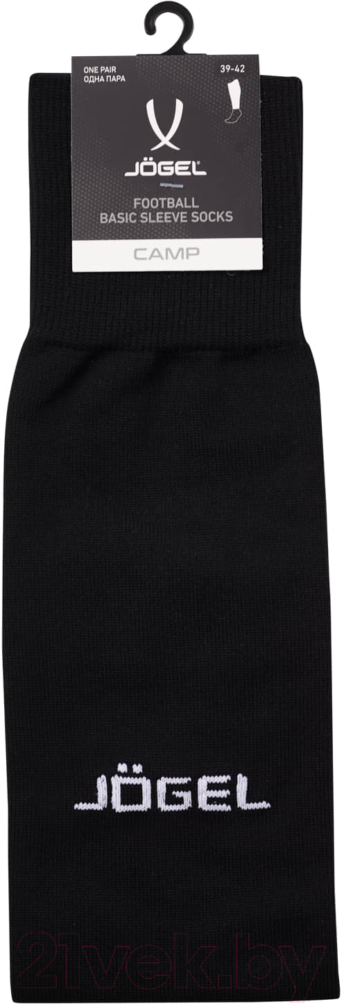 Гетры футбольные Jogel Camp Basic Sleeve Socks / JC1GA0222.99 (р-р 28-31, черный/белый) — фото 4