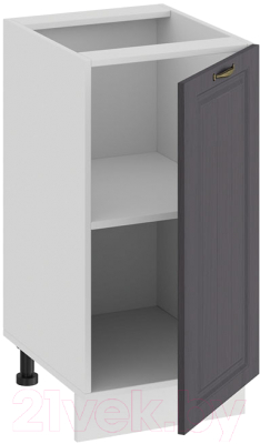 Шкаф-стол кухонный ТриЯ Лина 1Н4 (белый/графит)