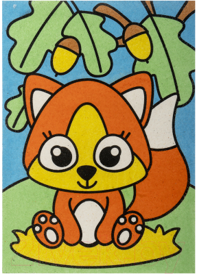 Изображение товара Набор для творчества Lori Фреска. Картина из песка Бельчонок / Пз/Ф-010