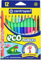 Фломастеры Centropen Eco Markers / 725601201 (12цв) - 