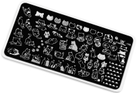 

Пластина для стемпинга TNL, Premium Mini Kitty 108