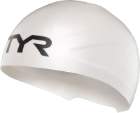 Шапочка для плавания TYR Wall-Breaker Racing / LCWBRKR 100 (M/L, белый) - 