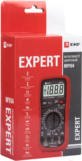 Мультиметр цифровой EKF Expert MY64 / In-180701-pm64