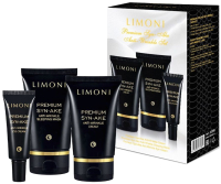 Набор косметики для лица Limoni Premium Syn-Ake Anti-Wrinkle Care Set Cream+Eye Cream+Sleeping M (50мл+25мл+50мл) - 