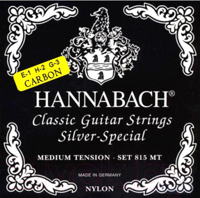 Струны для классической гитары Hannabach 815MT