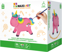 

Набор для творчества Maxi Art, Керамическая копилка Единорог / MA-CX7253