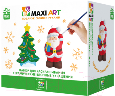 Набор для творчества Maxi Art Елочные украшения / MA-2503-6
