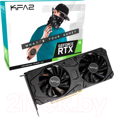 Видеокарта KFA2 RTX3060TI Core 8G (36ISL6MD1VQK)