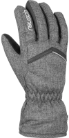 Перчатки лыжные Reusch Marisa / 6031150-7721 (р-р 6, Black/Black Melange) - 