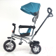 Миниатюра изображения товара Трехколесный велосипед с ручкой NINO Classic (бирюзовый)