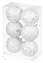 Набор шаров новогодних Elan Gallery 970077 (белый)
