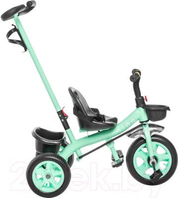 Трехколесный велосипед с ручкой NINO Comfort Plus (зеленый)