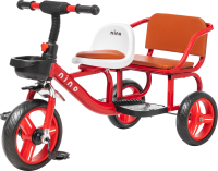 Трехколесный велосипед NINO Twix (красный) - 