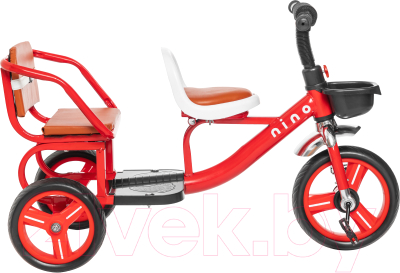 Трехколесный велосипед NINO Twix (красный)